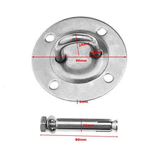Ototec - Set di 2 paia di ganci per amaca da campeggio, per appendere al soffitto, per interni ed esterni