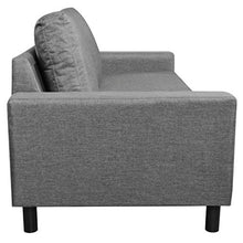 FAMIROSA Set Divani a 5 Posti 2 pz Grigio Chiaro in Tessuto