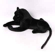 Yfkjh - Bambola di peluche con leopardo nero, 40 cm