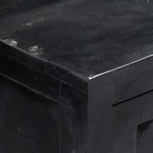 vidaXL Credenza Armadio Madia Resistente Solida Robusta Durevole Elegante Pratica Rustica di Tendenza Nera 147x40x80 cm Legno Massello di Mango