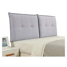 WENZHE Cuscino Testiera Letto Cuscini Lettura Capezzale, Lino Cotone Prevenzione Collisioni Custodia Morbida, Usato per Studio Hotel, Personalizzabile (Color : C, Size : 120x60x10cm)