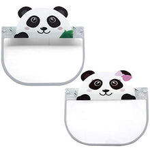 Amosfun Visiera Protettiva per Bambini Visiera Scudo Trasparente Visiera per Antipolvere (Trasparente) 2 Pezzi