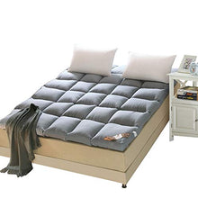 LERDBT Coprimaterassi, Protezioni e Topper Sleeping Pad Ospite Letto Leggero Mattress Bedroom Letto qualità dell'hotel (Colore : Grigio, Dimensione : 200x220cm)