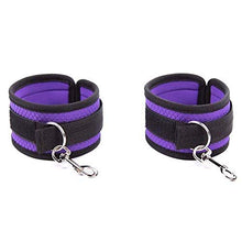 CareUToo Comodo Cinturino in Nylon e Kit per Benda per Benda per Allenamento di Forza di Mani e Gambe Viola
