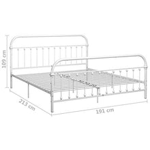 SKM Giroletto Bianco in Metallo 180x200 cm (27.75kg)