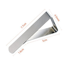 UOOOM - Set di 4 mollette per tovaglia in acciaio inox, 4 pezzi