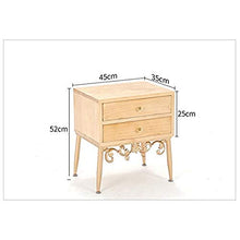 SLL- Comodini Moderna Legno Solido Comodino Fianco con Forte Portata for Camera da Letto, Studio, ECC