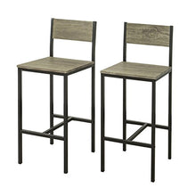 SoBuy Set 2 sedie Bar Mobile Bar per casa Altezza 67 cm (FST53-NX2)