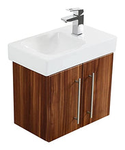 Mobile bagno con lavabo Geberit Icon XS 53cm a destra noce