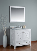 Rubeza - Mobiletto di lusso Brooklyn, 900 mm, colore: Bianco