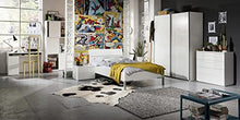Composad CT7166K30404 Ampio comò Laccato, Legno, High Gloss White, 44x108x85 cm