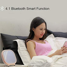 Specchio per Trucco Audio Bluetooth Specchio per Trucco a LED Trasmissione Bluetooth Trasmissione a LED Luce subwoofer Riproduzione Audio Vivavoce Controllo Touch