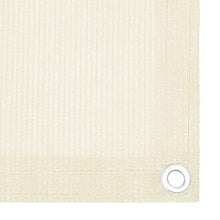vidaXL Schermo Frangivista per Balcone Crema 120x600 cm in HDPE