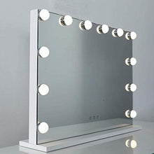 HFFFHA Specchio da Trucco Illuminato Hollywood con luci a LED per Trucco e specchietto da toeletta Specchio cosmetico Illuminato con 12 dimmerabili