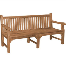Teako Design Belluno - Panchina in legno massiccio di teak, larghezza 180 cm