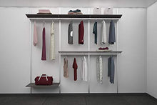 Alucabina Cabina armadio su misura in alluminio di alta qualità (no acciaio). L.250-300 cm, altezza 2.53 m