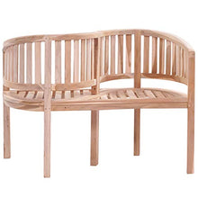 FAMIROSA Panchina da Giardino 120 cm in Massello di Teak-4581