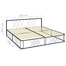 SKM Giroletto Grigio in Metallo 200x200 cm (29.5kg)