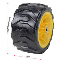 Generic Brands - Carrello pieghevole pieghevole da giardino, con 4 ruote in schiuma larghe da 17,8 cm, carico massimo 120 kg, carrello pieghevole da giardino