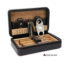 YUTRD ZCJUX Legno di Cedro Cigar Humidor Box umidificatore Cutter Set Accessori in Pelle Humidor Cigar Box Caso Cigar Viaggi