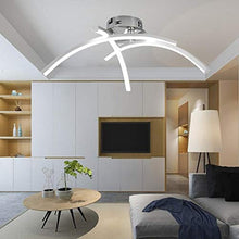 DAXGD Lampada da Soffitto LED, 21W Plafoniera a LED a superficie a forma di forcella per Camera da letto Scala Corridoio, 39CM Plafoniera LED Soffitto Luce bianca fredda 6000K