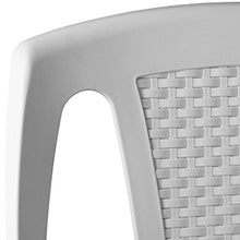 Sedia da giardino sedia da giardino PROCIDA plastica bianco balcone mobili in rattan terrazze mobili