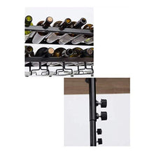MFLASMF Wine Glass Holder, Upside Down Bar Wrought Iron Wine Rack,Creative Restaurant Wine Cabinet, Hanging Cup Holder Decoration,Hanging Wine Rack, Wine Bottle Rack (Color : 80 * 30c