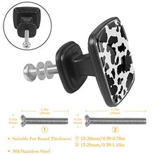 Tessitura animale 4 PCS Pomelli per Porta, Pomolo per Mobile, Pomelli per Mobili con Viti, Maniglia per Armadietto, Pomelli per Porta, Pomelli per Cassetti per Porta, Armadio, Cassetto e Credenza