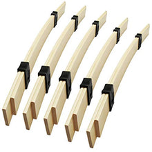 REGOLAZIONE RIDUZIONE COMPLETO 50 mm x 8 mm (5 doghe in legno + 10 cursori) per regolare la durezza della rete a doghe (800)