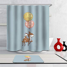 LIYAN Combinazione Bagno. Immagini Chiare E Colori Vivaci Rendono Il Tuo Bagno Pieno di Vita. Accessori da Bagno. Cervo Sika con Palloncini Appesi.