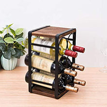 ASDFY Espositore per Vino retrò Espositore per Bottiglie Portabottiglie Portabottiglie impilabile a 3 Livelli Home Restaurant Bar Espositore per Vino
