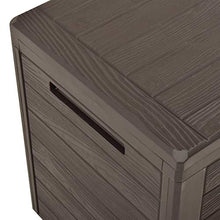 Irfora Baule da Giardino Marrone,Baule da Giardino per Esterno Impermeabile 116x44x55 cm