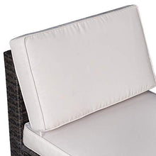 Outsunny Set Mobili da Giardino 8 Pezzi 4 Divani 2 Divani Angolari 2 Tavolini per Giardino in Rattan Marrone