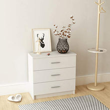 FAMIROSA Cassettiera in Truciolato 71x35x69 cm Bianca