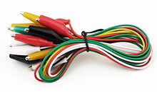 SaySure - 1set 10pcs Crocodile Roach Clip Double-Ended Test Leads