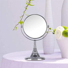LBWARMB Trucco Specchio con luci 3" Mini Trucco dello Specchio da Terra Makeup Mirror x5 Trucco Ingrandimento Desktop Mirror Specchio da rasatura for Bagno e Camera