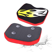 Tihebeyan Cuscino del Sedile Memory Foam per Barca in Memory Foam in Cotone con Ventose(Flame)