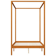 SKM Giroletto con Baldacchino 2 Cassetti in Legno di Pino 140x200 cm