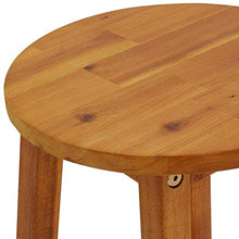 vidaXL Sgabelli da Bar 6 pz in Legno Massello di Acacia