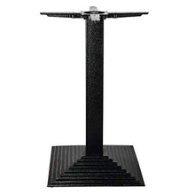 Bolero CE153 passo base tavolo quadrato in ghisa, nero