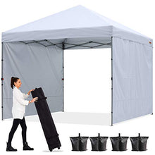 ABCCANOPY, Gazebo a baldacchino per Riparo istantaneo in Giardino, per Feste, Eventi, con Borsa per Il Trasporto con Ruote