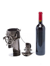 Contenitori del Vino Wine Rack Bottle Holder Metallo Nave Pirata Capitano