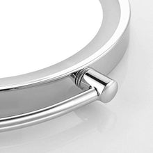 WZDD Specchio da Parete Trucco Bagno con Ingrandimento 5X, Specchio Ingranditore da Trucco con Luce LED, Specchio Cosmetico Illuminato