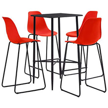 E E-NICES Set da Bar 5 pz in Plastica Rosso