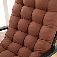 DUCHEN - Cuscino per sedia a sdraio, pieghevole, portatile, con schienale, sedia da giardino, lettino da prendisole, materasso, panchina, per interni o esterni