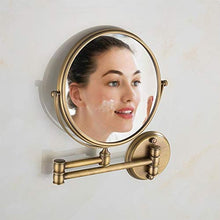 Specchio Specchio per Il Trucco Specchio a Parete a Muro Vanity Specchio Specchio da Bagno a Doppia Faccia Mirror Specchio Verde Bronzo Specchio Movoo