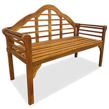 FAMIROSA Panchina da Giardino 135 cm in Legno Massello d'Acacia