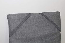 GHIOCUSCINI Cuscino, per Sdraio, per Lettino Prendisole, per Esterni,da Giardino Lunghezza CM 73+110 Larghezza CM 57 h.6cm SFODERABILE Grigio COT/Poly