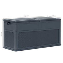 E E-NICES Baule da Giardino 320 L Antracite
