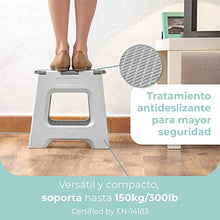 VIGAR - Sgabello pieghevole compact in plastica